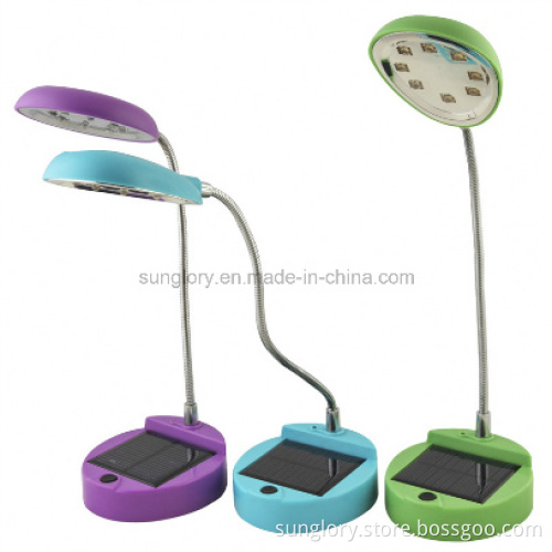Solar Reading Light Charged by Solar and AC Electricity